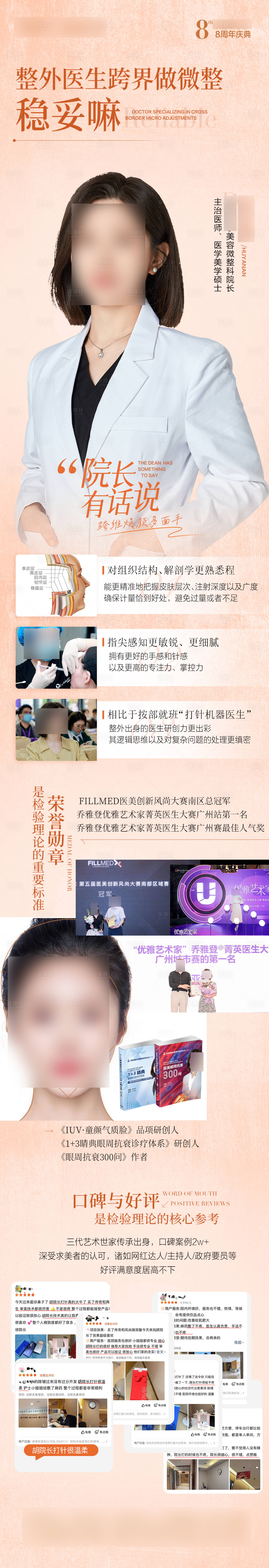 源文件下載【享設(shè)計】搜索編號：75240031015609728【院長介紹醫(yī)生長圖】