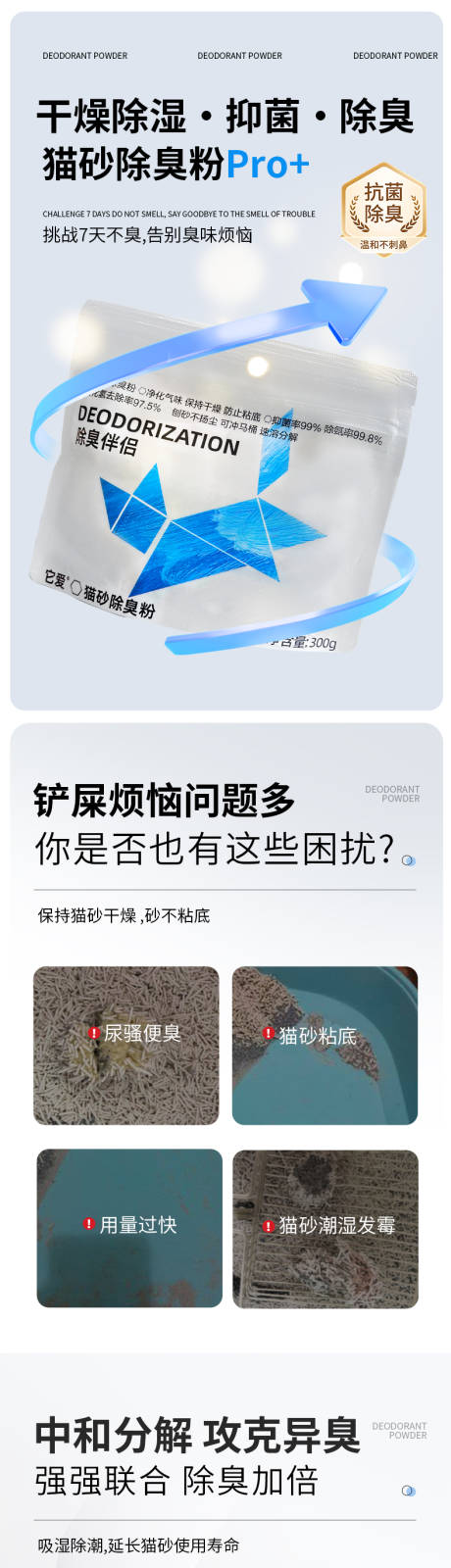 源文件下载【宠物猫砂详详情页设计】编号：96790030974694184