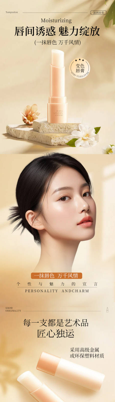 源文件下载【享设计】搜索编号：34500031010819827【唇膏详情页】