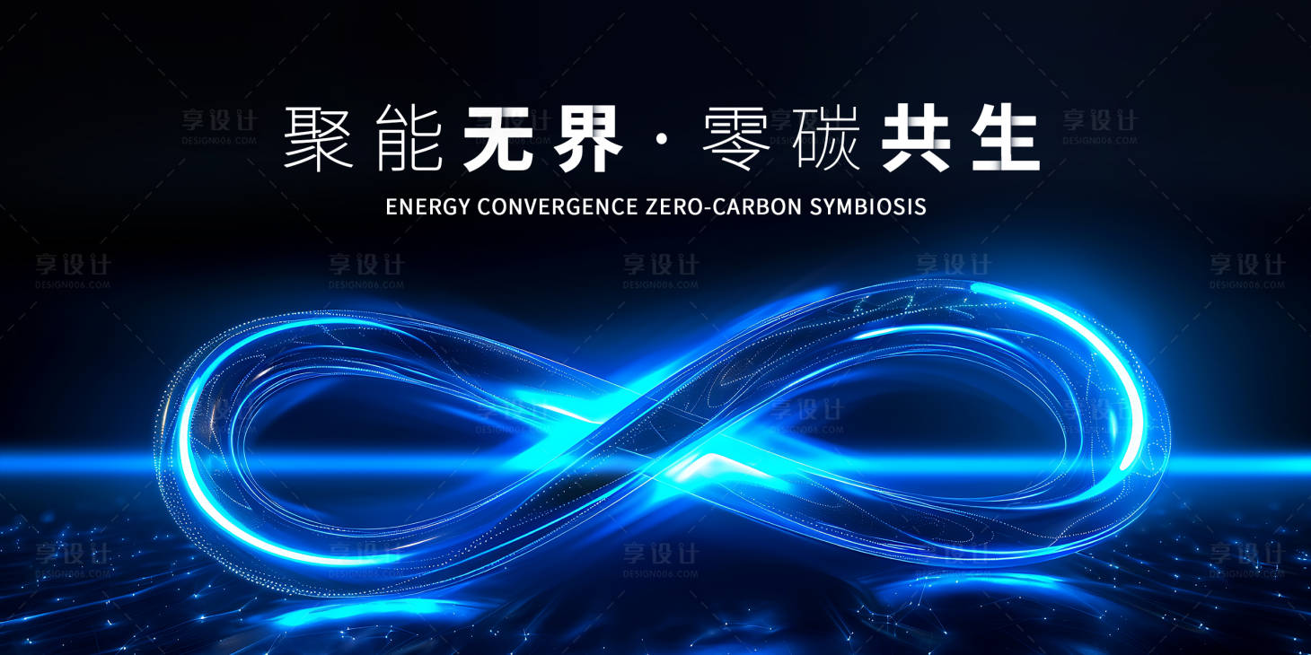 源文件下载【享设计】搜索编号：96530030830695091【蓝色科技活动背景板主视觉】