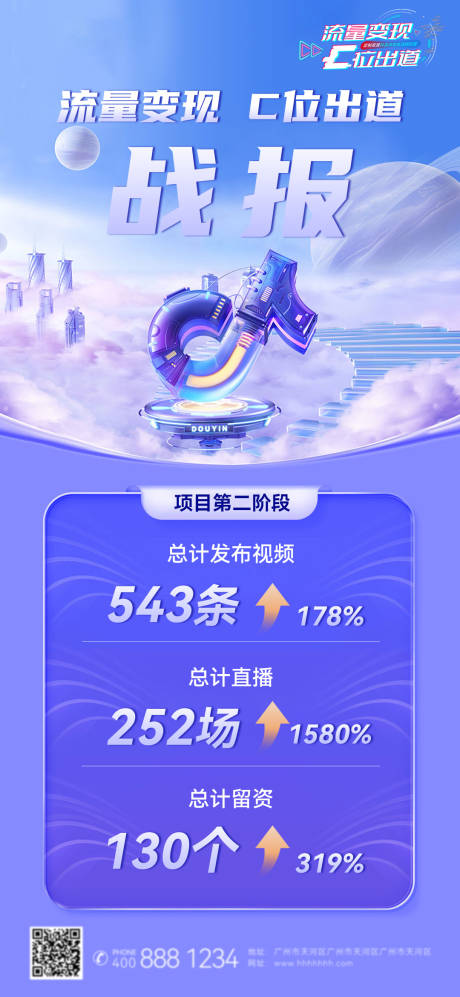 源文件下載【抖音直播戰(zhàn)報海報】編號：56550030881043751