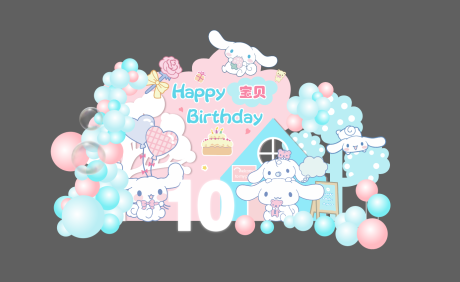 源文件下載【玉桂狗生日美陳】編號：16220030576588919