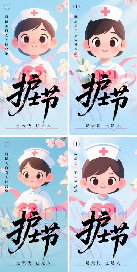 源文件下载【享设计】搜索编号：54980030651977181【护士节海报】