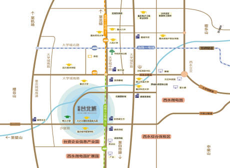 源文件下載【享設計】搜索編號：83600030665009468【地圖區位圖】
