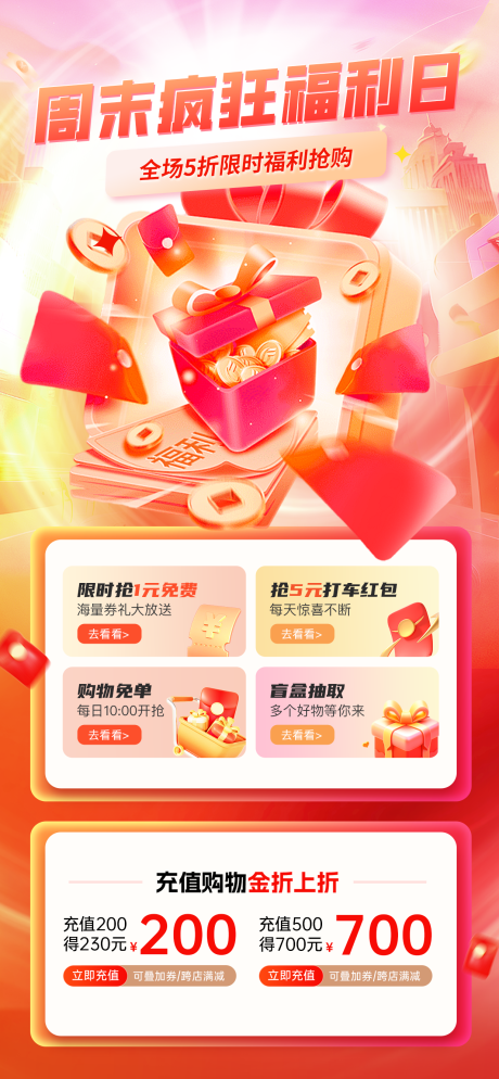 金融周末疯狂福利日