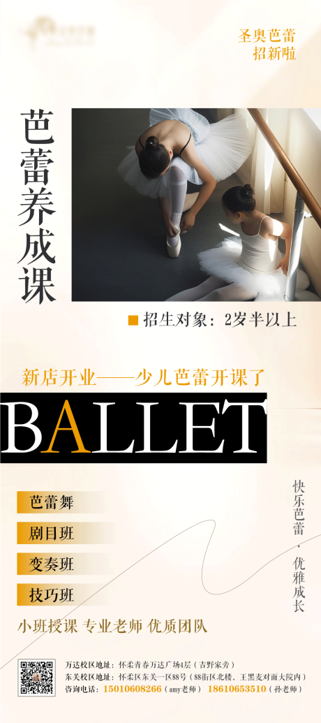 源文件下载【芭蕾养成课海报】编号：65080030923815403