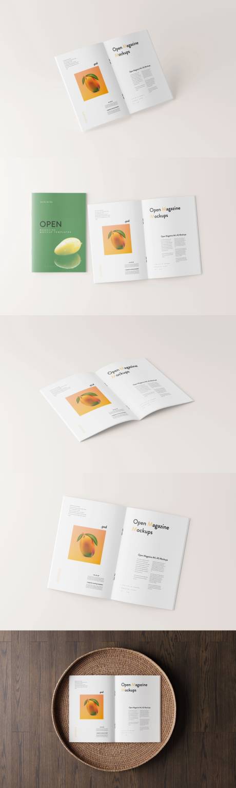 源文件下載【雜志畫冊貼圖樣機】編號：90590031057559738