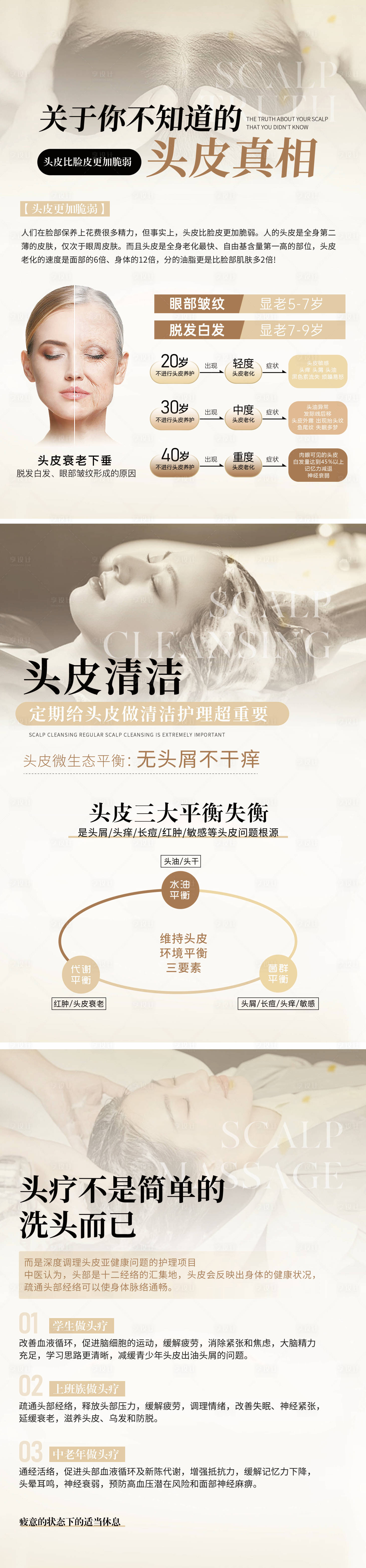 源文件下载【享设计】搜索编号：94220030848395463【医美美业系列头疗海报】