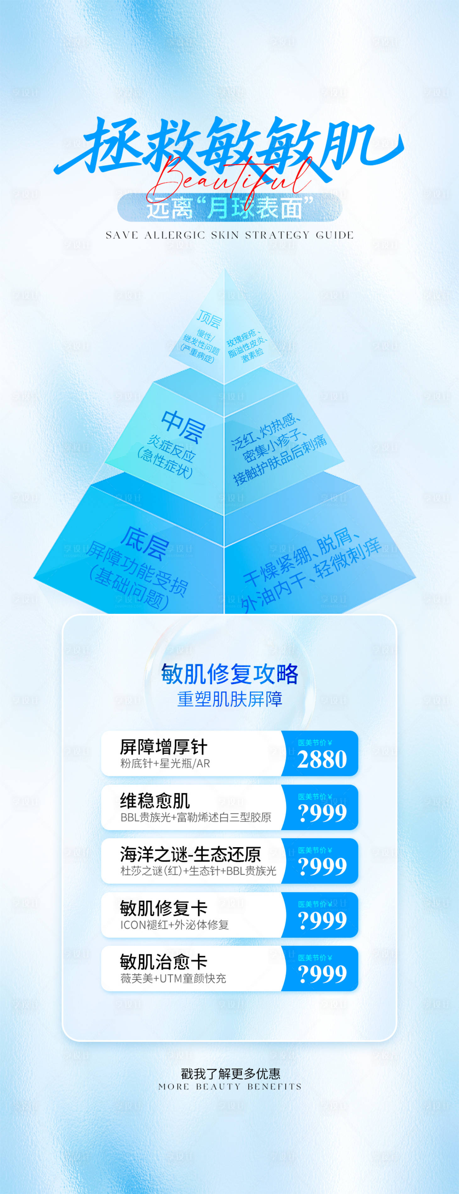 源文件下载【享设计】搜索编号：45860030895014290【医美拯救敏感肌肤海报】