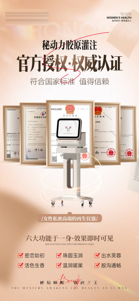 源文件下載【私密儀器榮譽(yù)證書海報(bào)】編號(hào)：21280030959728434