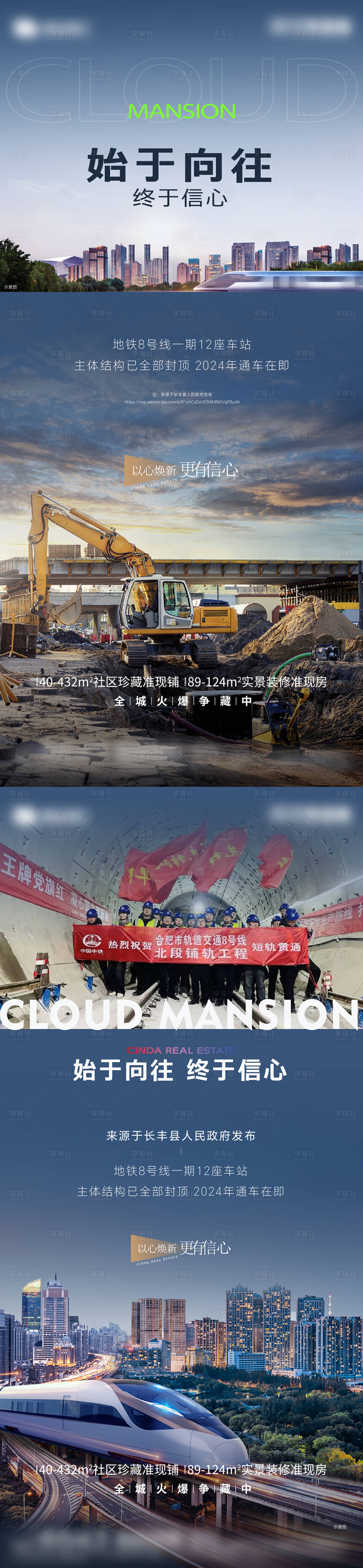 源文件下載【享設計】搜索編號：13250030581433729【房地產價值點城市發(fā)展海報】