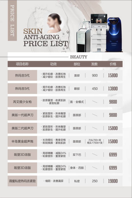 源文件下載【享設計】搜索編號：14230030892926403【儀器價格展板】