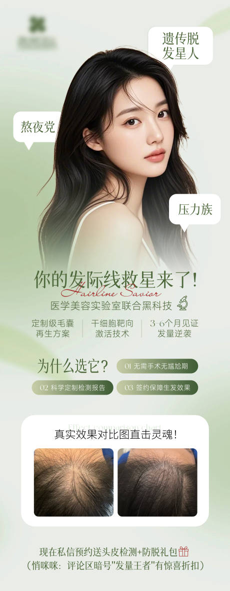 源文件下載【醫(yī)美生發(fā)海報】編號：95680030606397231