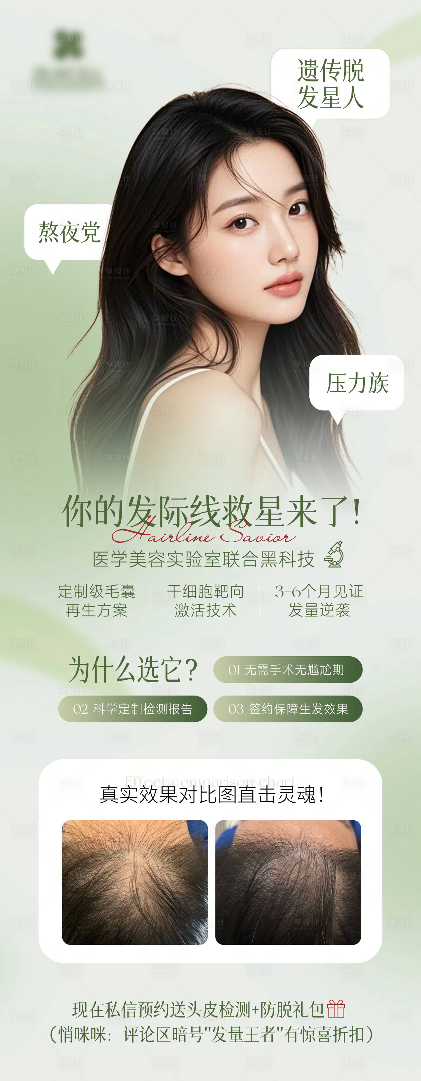 源文件下載【醫(yī)美生發(fā)海報(bào)】編號(hào)：95680030606397231