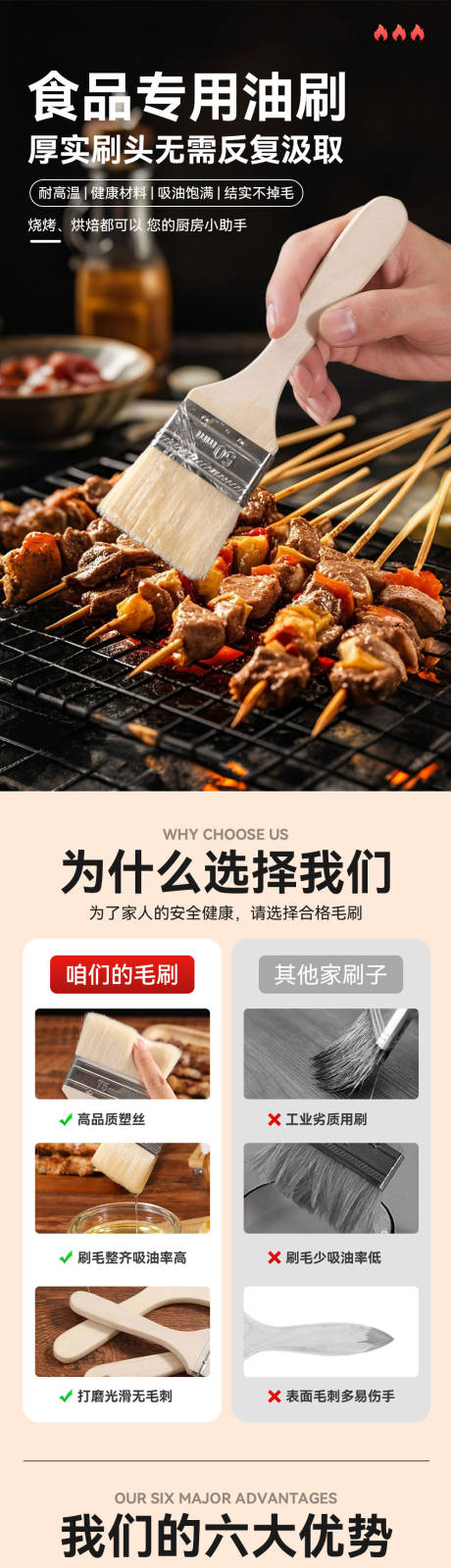 烧烤刷料油刷详情页