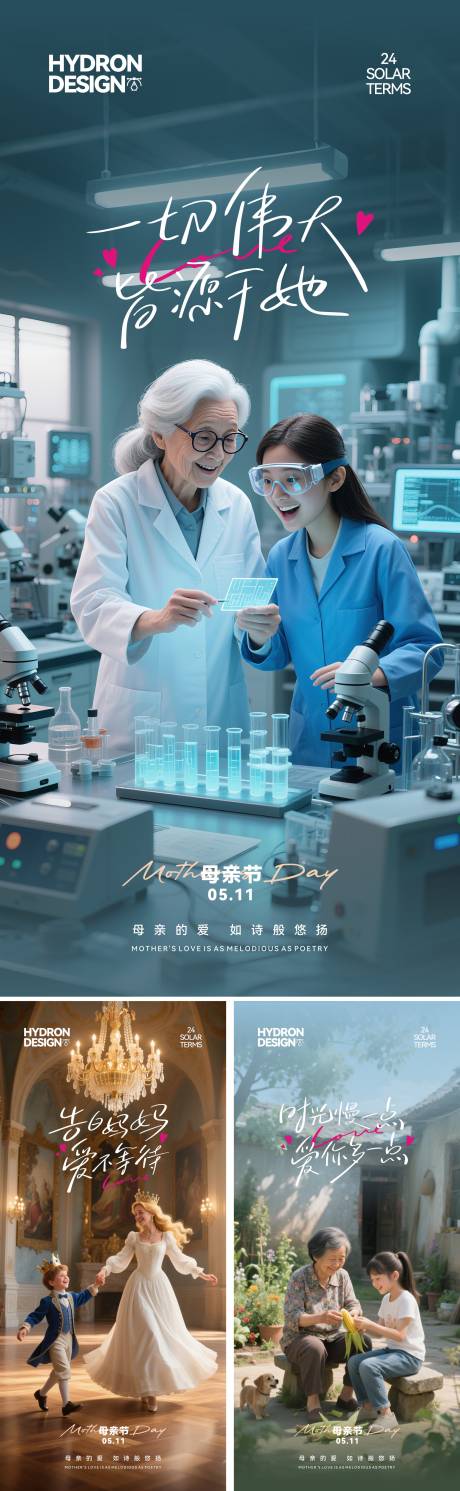 源文件下载【享设计】搜索编号：82220030528506933【母亲节节气海报】