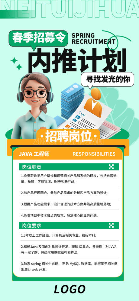 源文件下载【招聘海报 】编号：89080030701798112