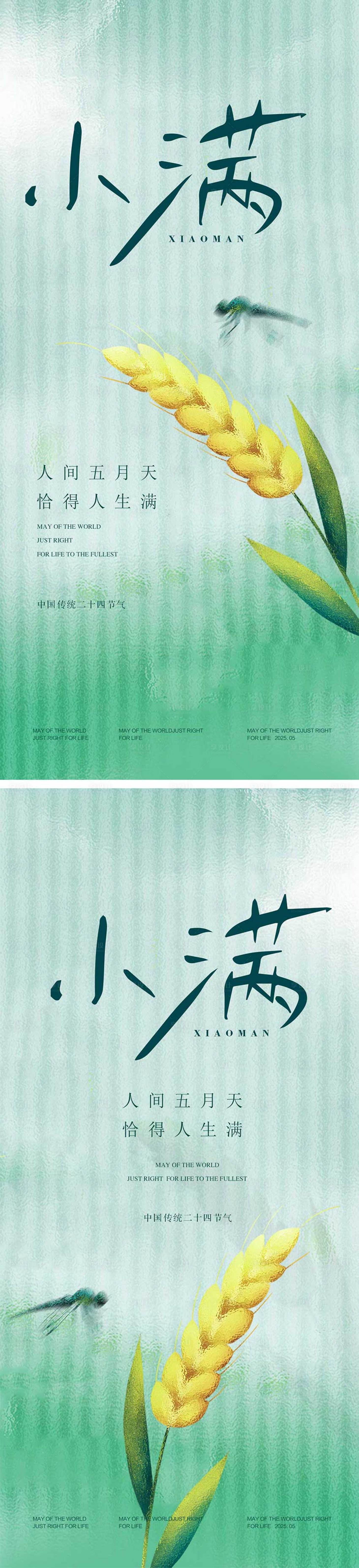 源文件下載【小滿節氣海報】編號：17240030625635968