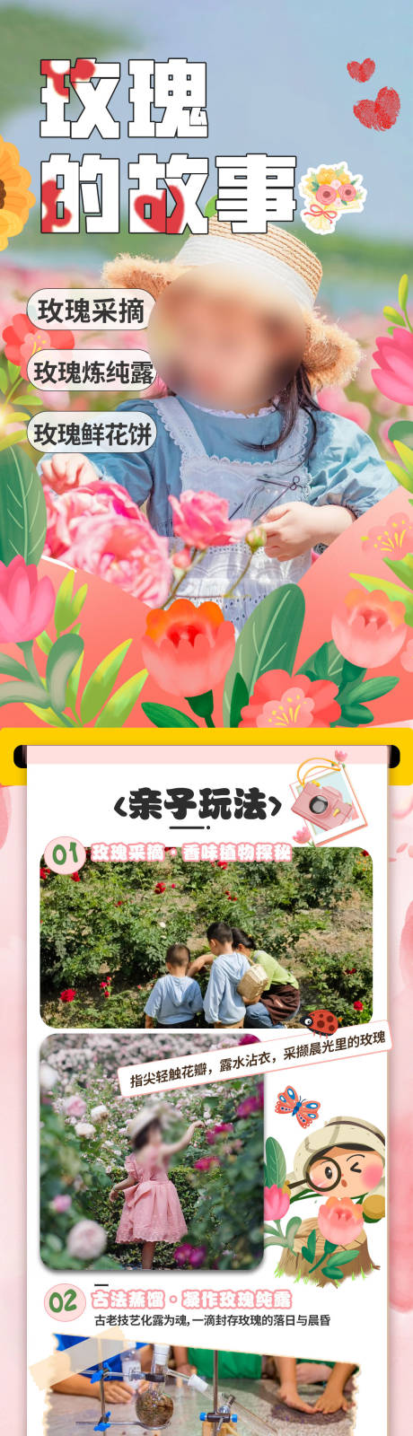 源文件下载【暑期研学玫瑰的故事长图】编号：63550030895919204