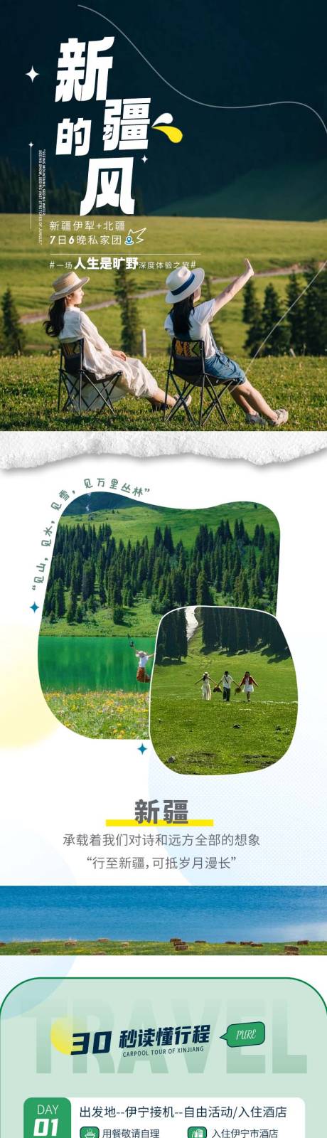 北疆7日游旅游详情页