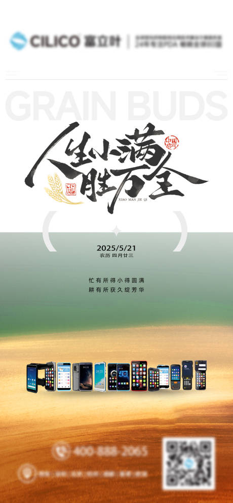 源文件下载【小满节气海报】编号：57380030868916636