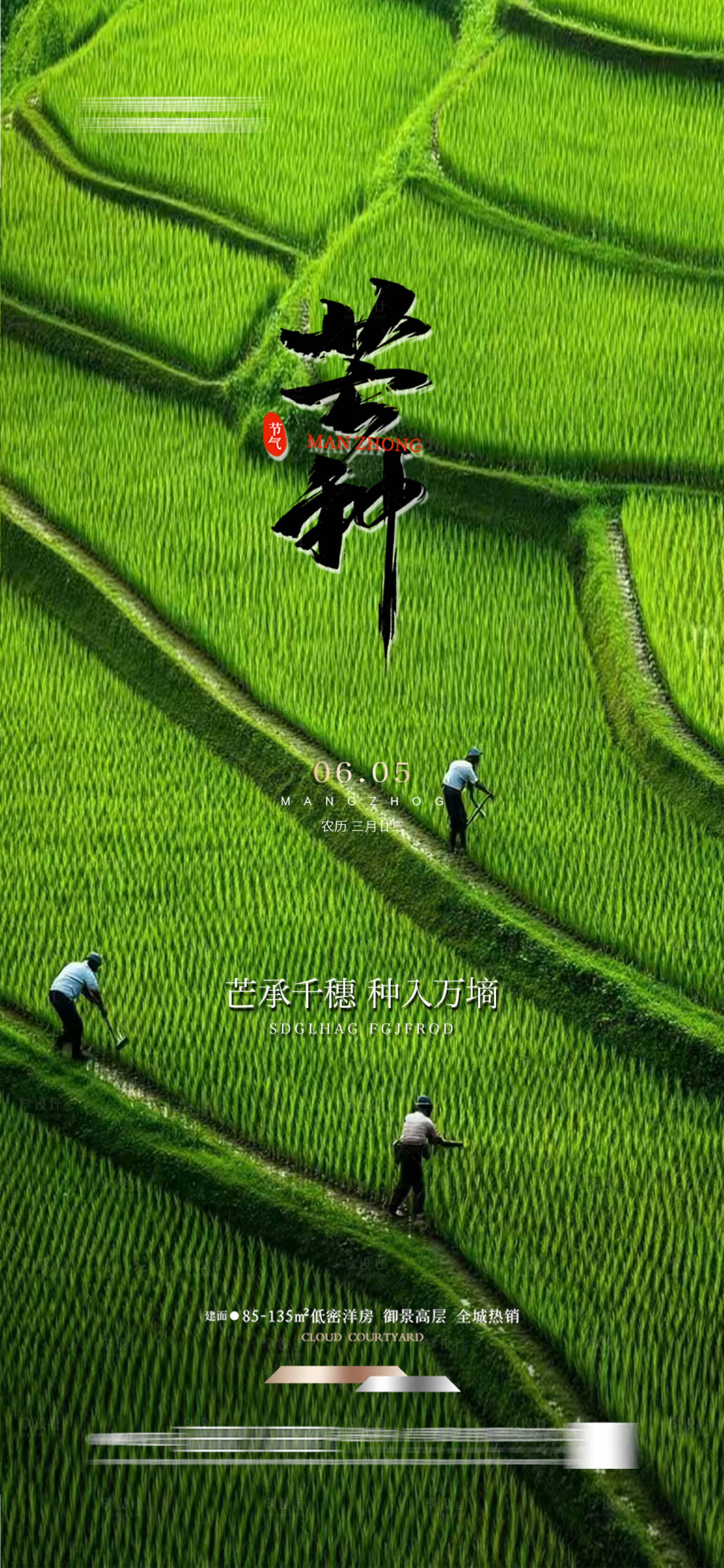 源文件下載【芒種節氣海報】編號：92350030513128715