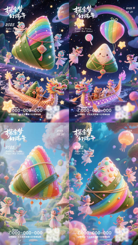 源文件下载【享设计】搜索编号：84640030778092150【探索梦幻端午海报】