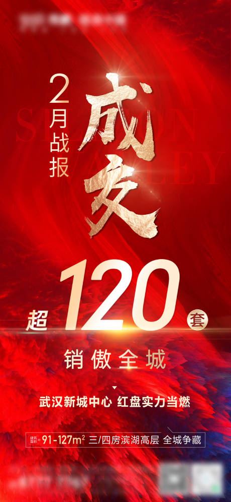 源文件下載【享設計】搜索編號：83450030552211571【地產海報紅稿】