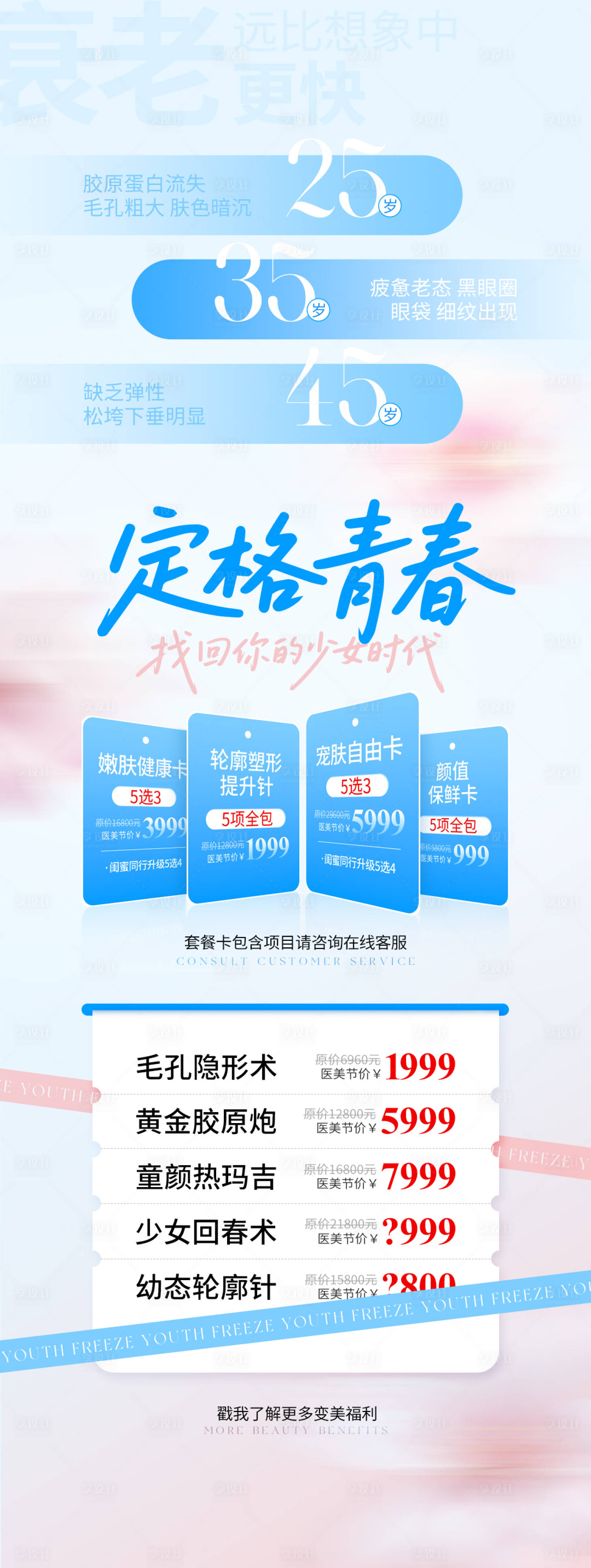 源文件下載【享設(shè)計】搜索編號：61890030942588464【醫(yī)美電商抗衰詳情海報】