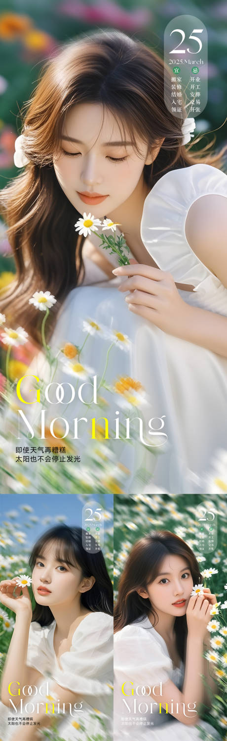 源文件下載【享設計】搜索編號：87970031049087236【早安醫美系列海報】