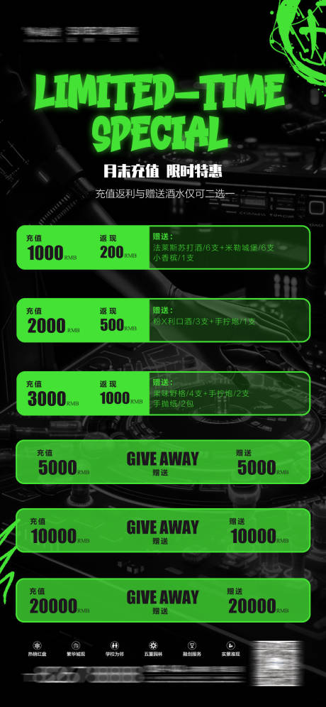 源文件下载【酒吧夜店会员充值海报】编号：64720030989715290