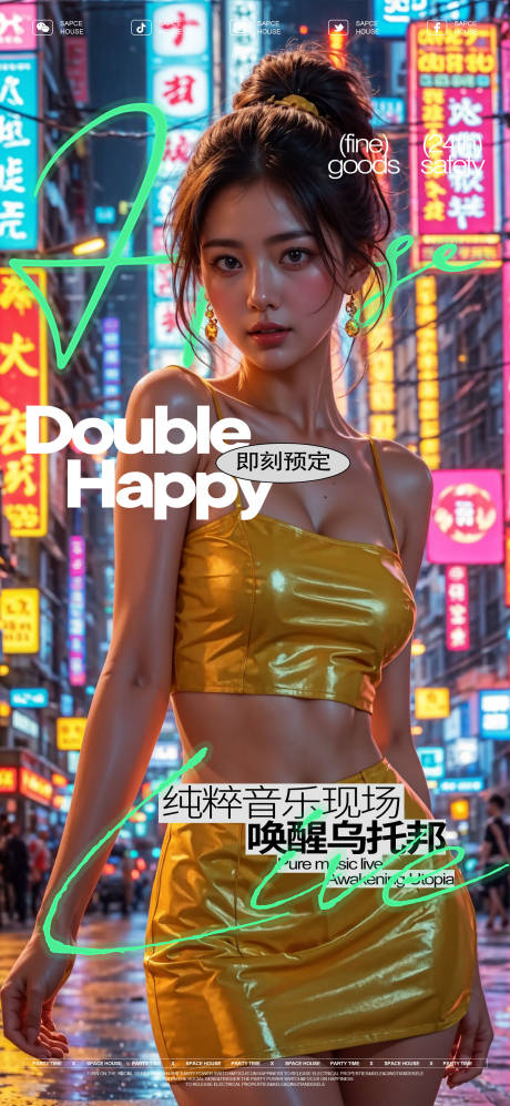 源文件下載【酒吧ktv美女邀約預(yù)定海報】編號：72960030680994925
