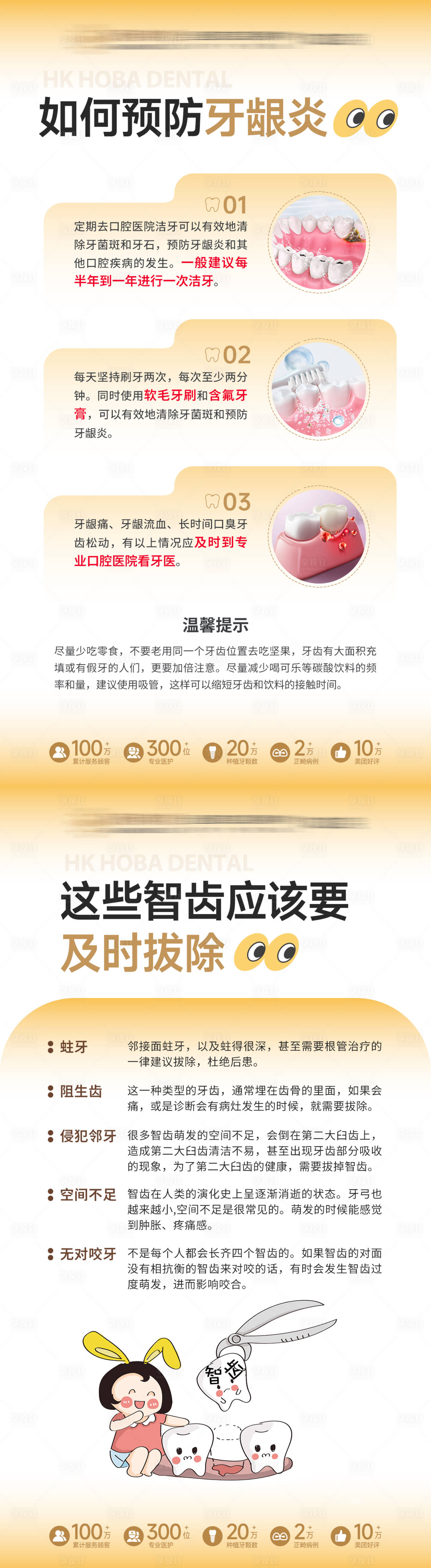 源文件下載【享設計】搜索編號：18270030809239000【口腔全科科普海報】