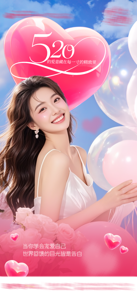 源文件下載【520醫美品宣海報】編號：75120030758721412