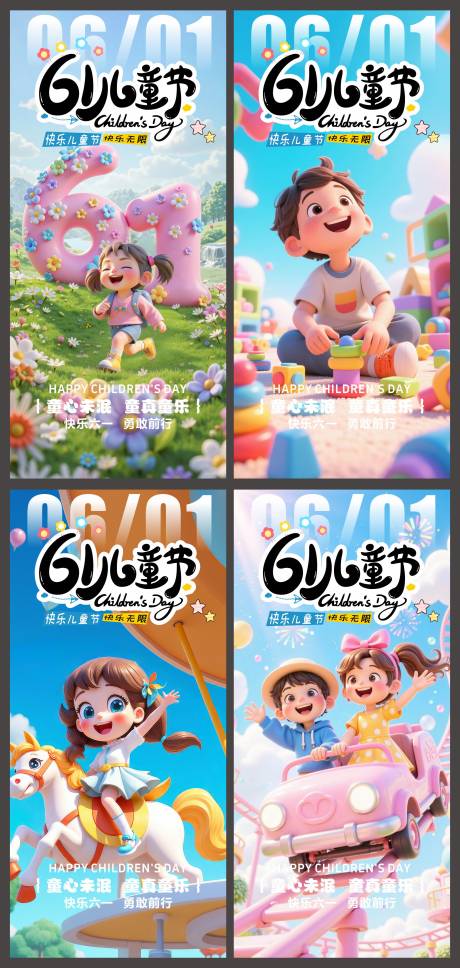 源文件下载【六一儿童节海报】编号：77210030746675268