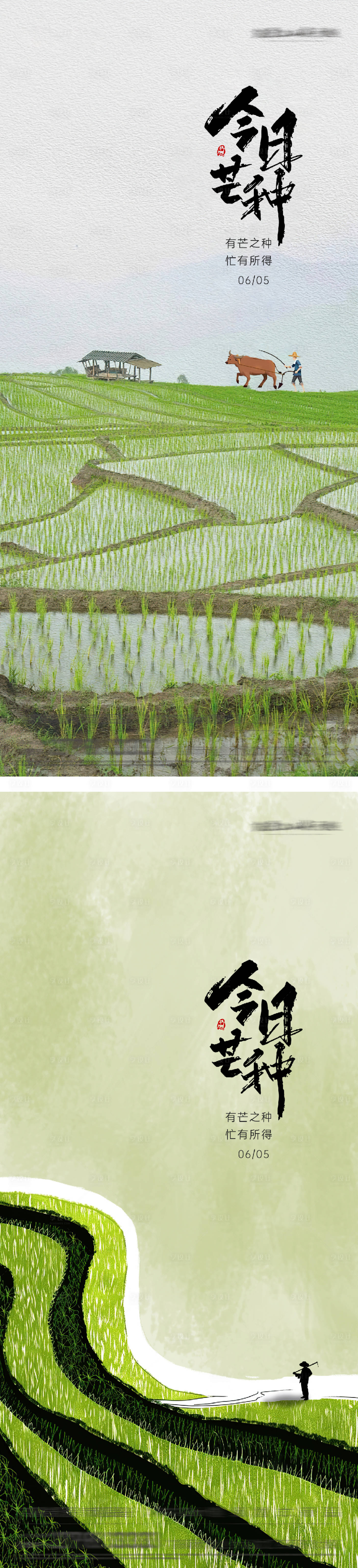 源文件下載【地產(chǎn)芒種節(jié)氣海報】編號：43690031082485519