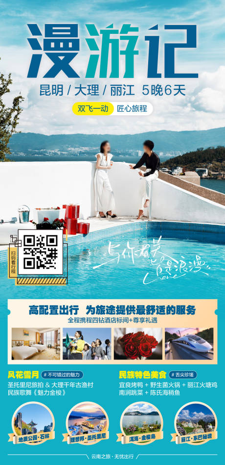 源文件下载【漫游记昆大丽6日游海报】编号：36180031016367839