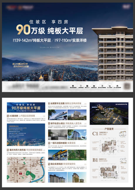 地产DM价值点单页