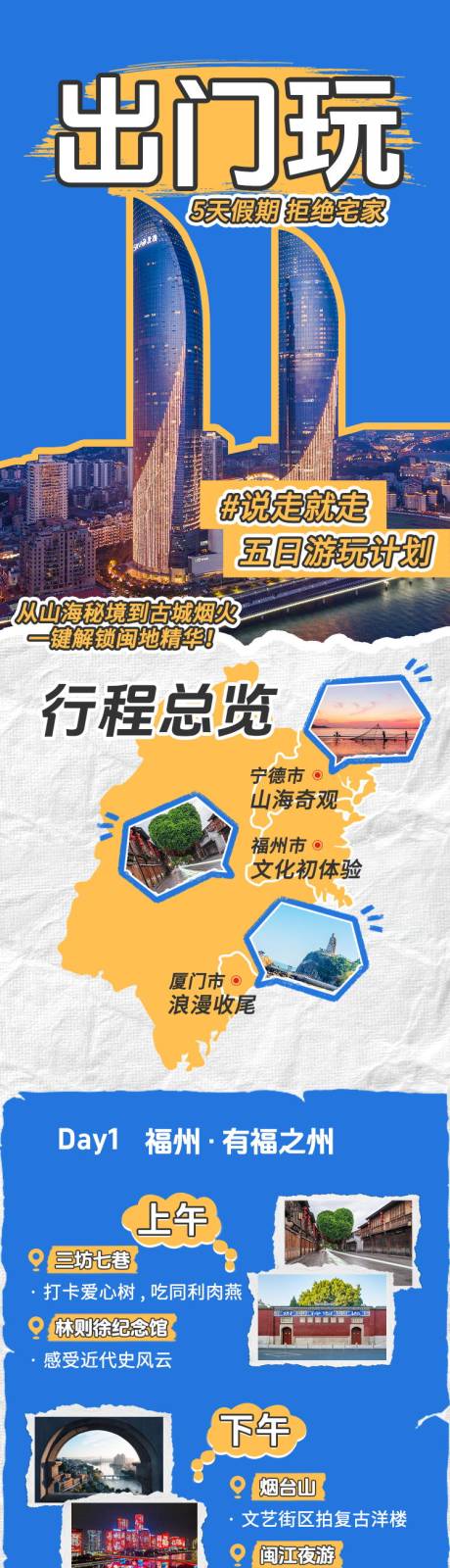 源文件下载【五日游玩计划长图】编号：70800030865329224