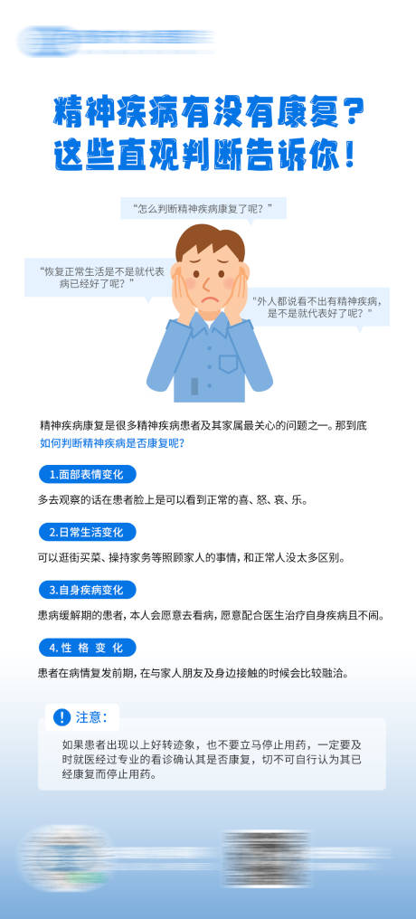 源文件下载【精神疾病科普海报】编号：39150030963453439