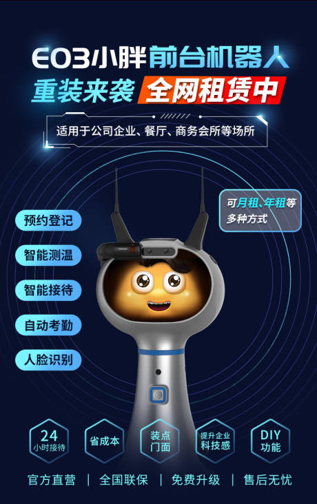 源文件下载【科技机器人海报】编号：75730031071783417