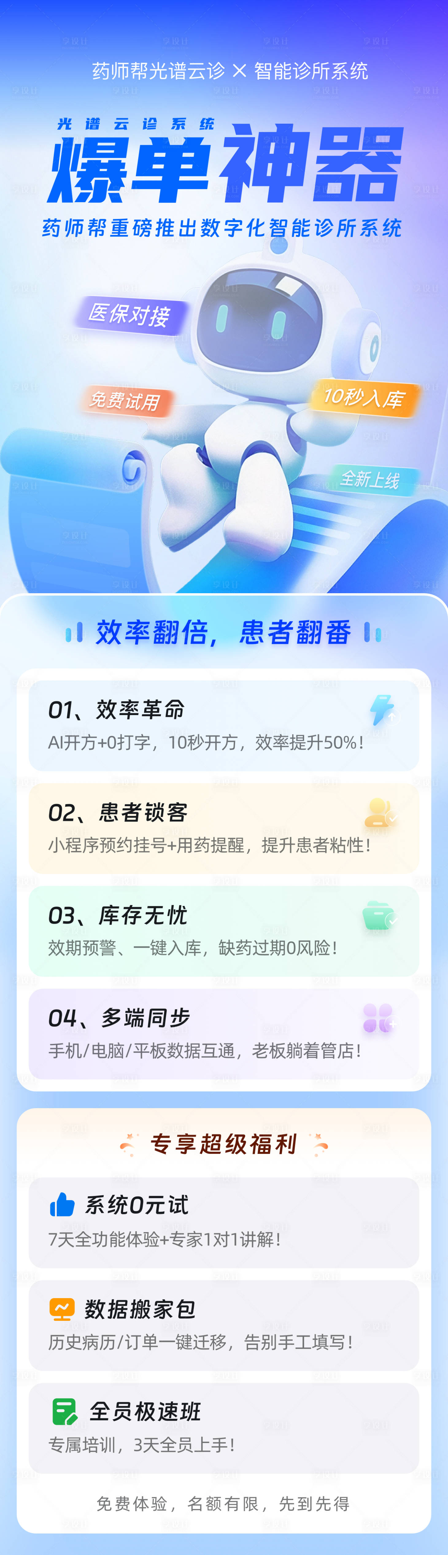 源文件下載【享設計】搜索編號：11600031078578469【數字化診所系統爆單神器長圖】