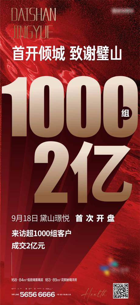 源文件下载【开盘数据海报 】编号：91950030753719770