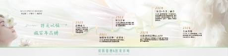 源文件下载【医美公司企业历程海报展板】编号：33430030910885072