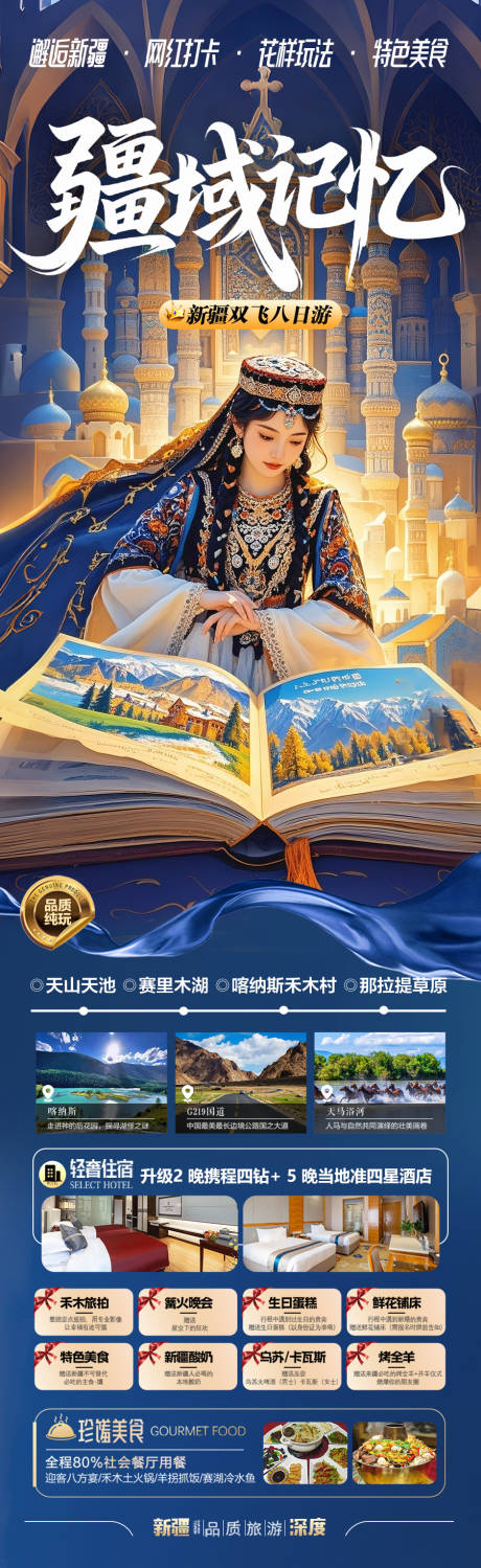 源文件下载【新疆旅游海报阿勒泰北疆南疆】编号：72190031048729417