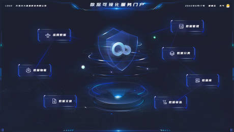 源文件下载【享设计】搜索编号：90710030945498453【可视化系统选择界面UI设计】