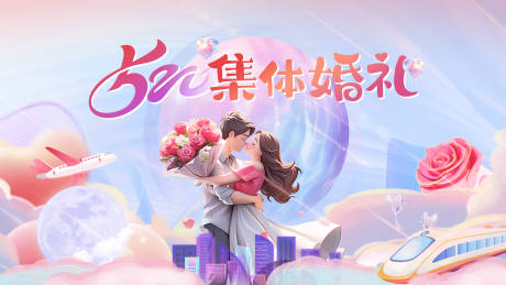 源文件下载【520婚礼活动浪漫背景板】编号：99780030766516854