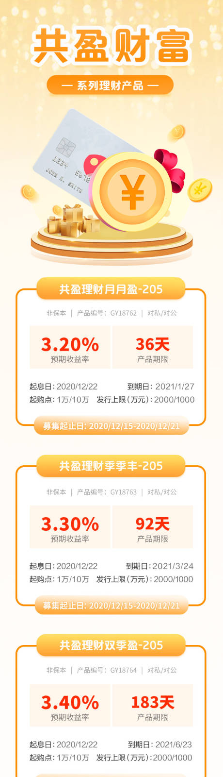 源文件下载【理财产品简介海报长图】编号：32480030972108335
