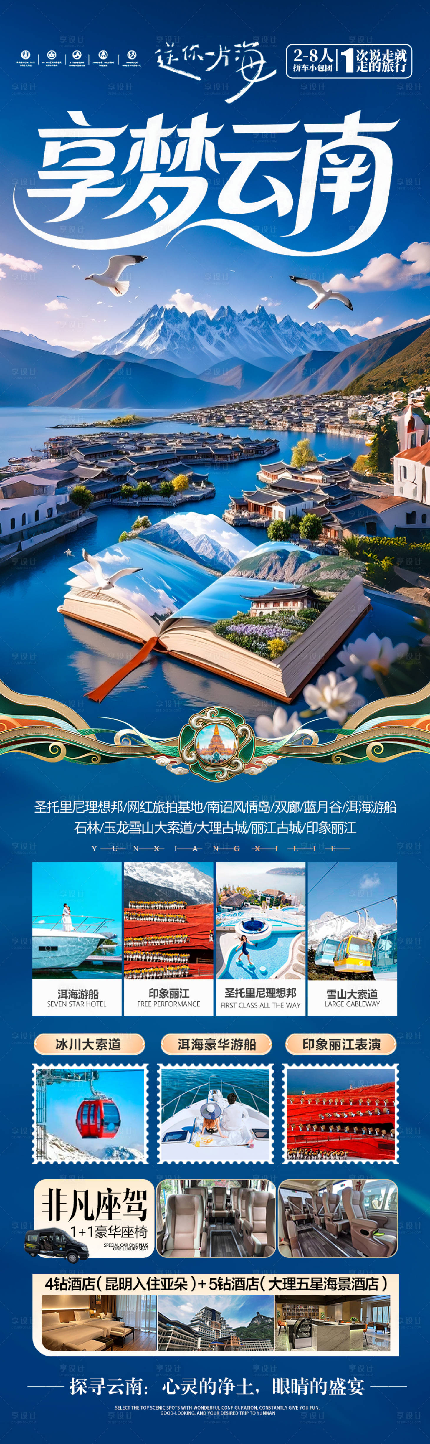 源文件下載【云南西雙版納旅游海報】編號：47640030796157774