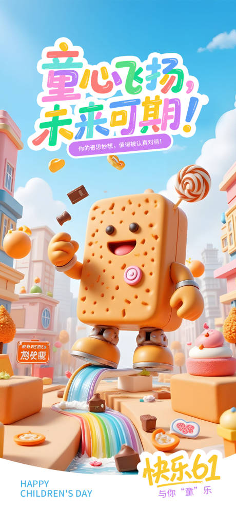 源文件下载【享设计】搜索编号：70530030939083406【儿童节海报】
